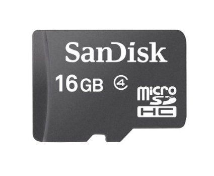 SanDisk 16GB Micro SDHC Memory Card